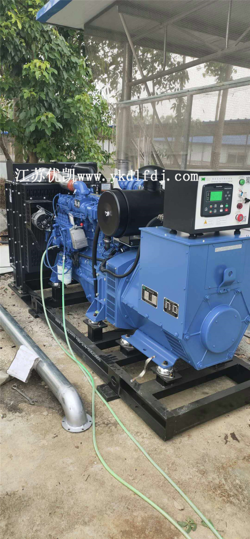 2020年10月13日，150KW玉柴發(fā)電機(jī)組交付廣西某養(yǎng)殖場(chǎng)使用