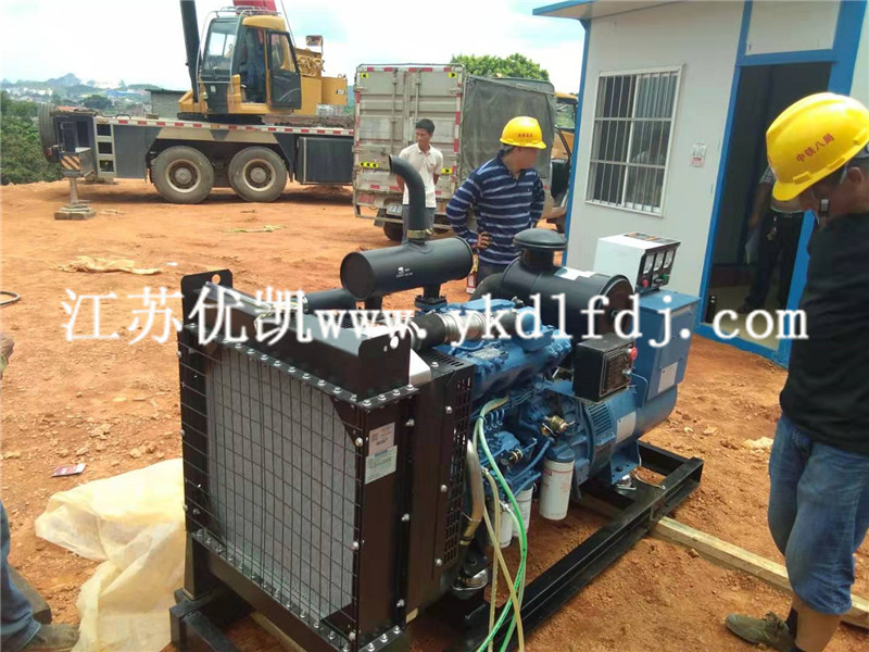 2021年8月18日，玉柴發(fā)電機(jī)組100KW交付廣西橫縣工地使用