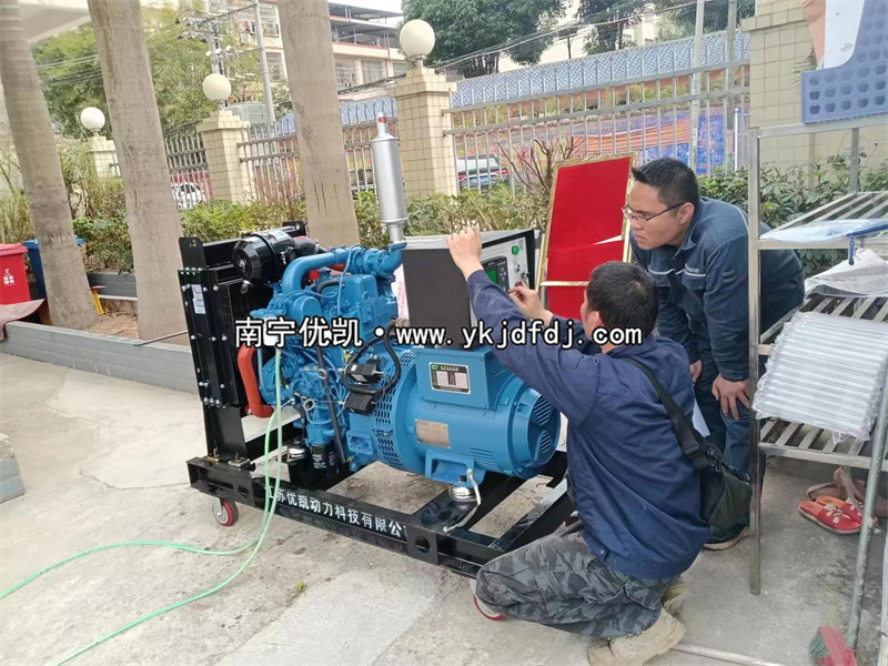2023年3月21日，防城港上思縣20kw玉柴發(fā)電機組到貨現(xiàn)場